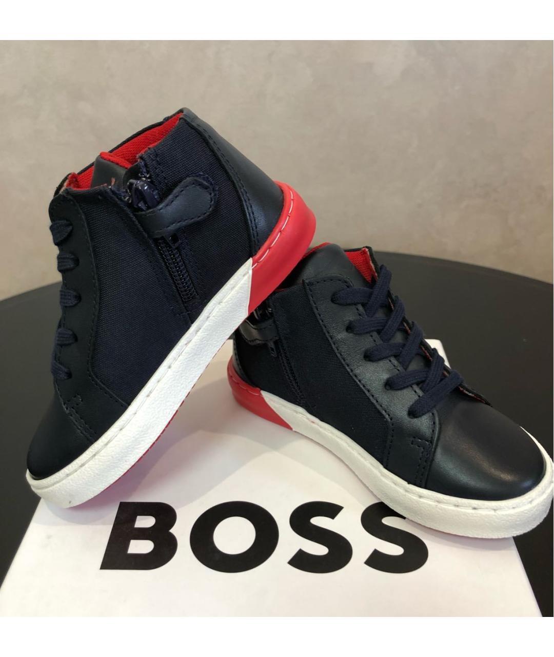 HUGO BOSS Темно-синие кеды, фото 2