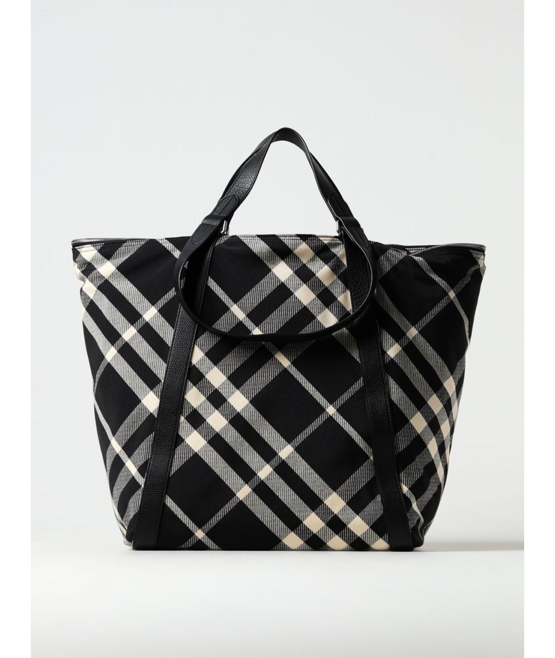 BURBERRY Черная сумка тоут, фото 6