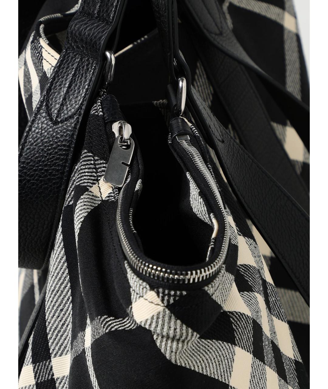 BURBERRY Черная сумка тоут, фото 4