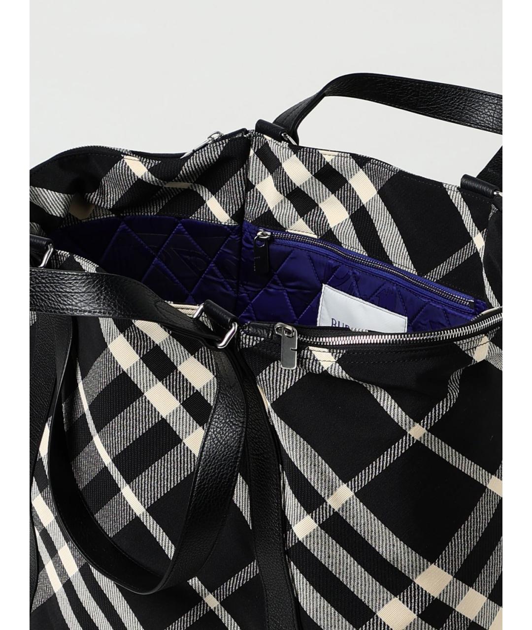 BURBERRY Черная сумка тоут, фото 5