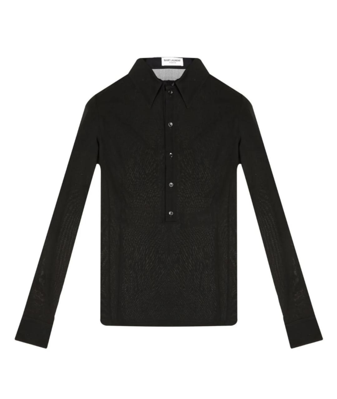 SAINT LAURENT Черная блузы, фото 1