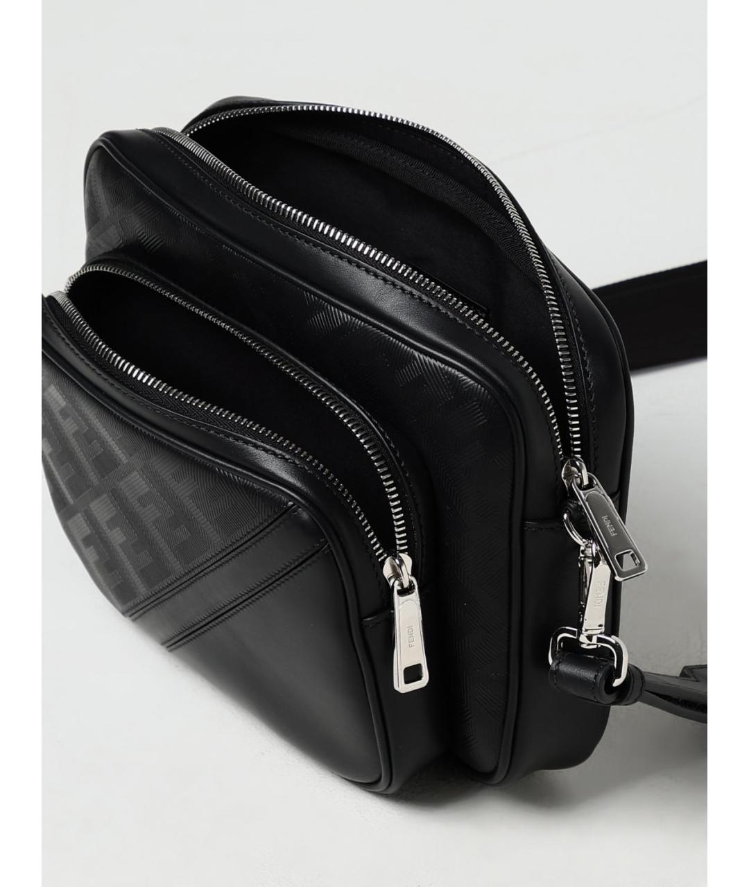 FENDI Черная сумка на плечо, фото 5