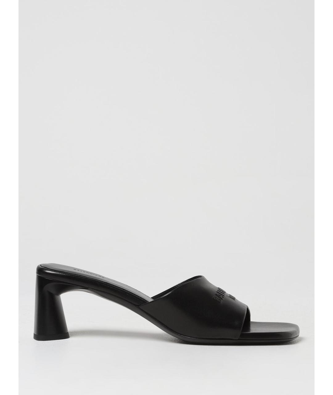 BALENCIAGA Черные босоножки, фото 5