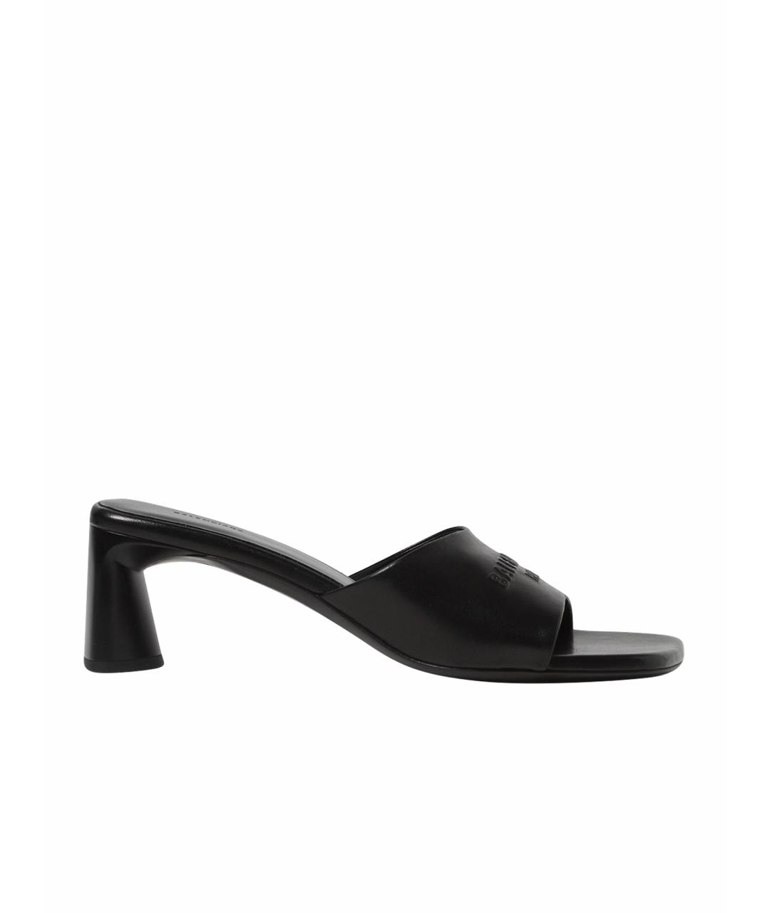 BALENCIAGA Черные босоножки, фото 1