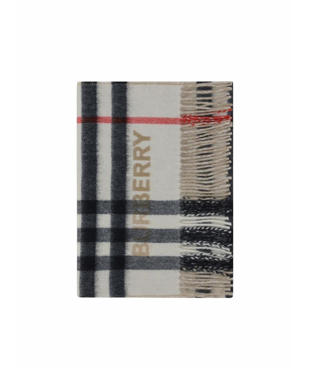 BURBERRY Бежевый шарф, фото 1