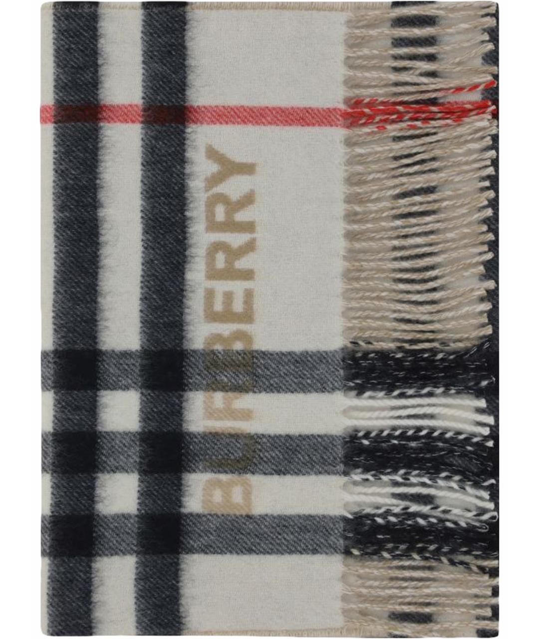 BURBERRY Бежевый шарф, фото 2