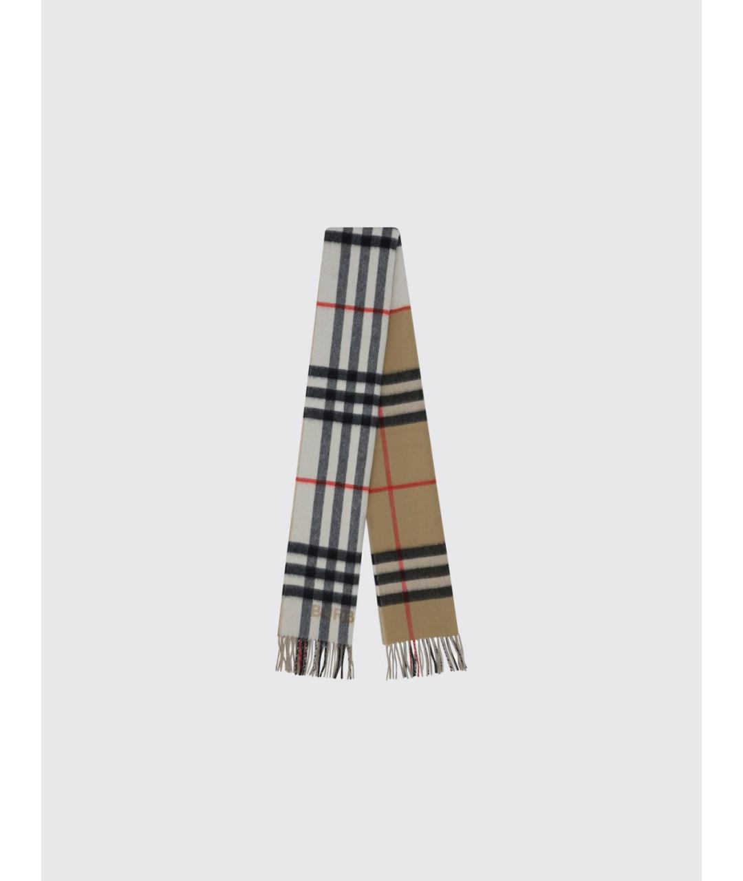 BURBERRY Бежевый шарф, фото 3