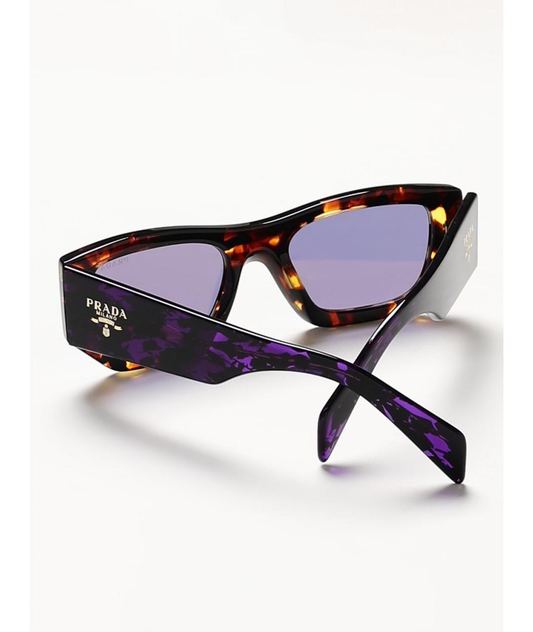 PRADA Коричневые солнцезащитные очки, фото 5