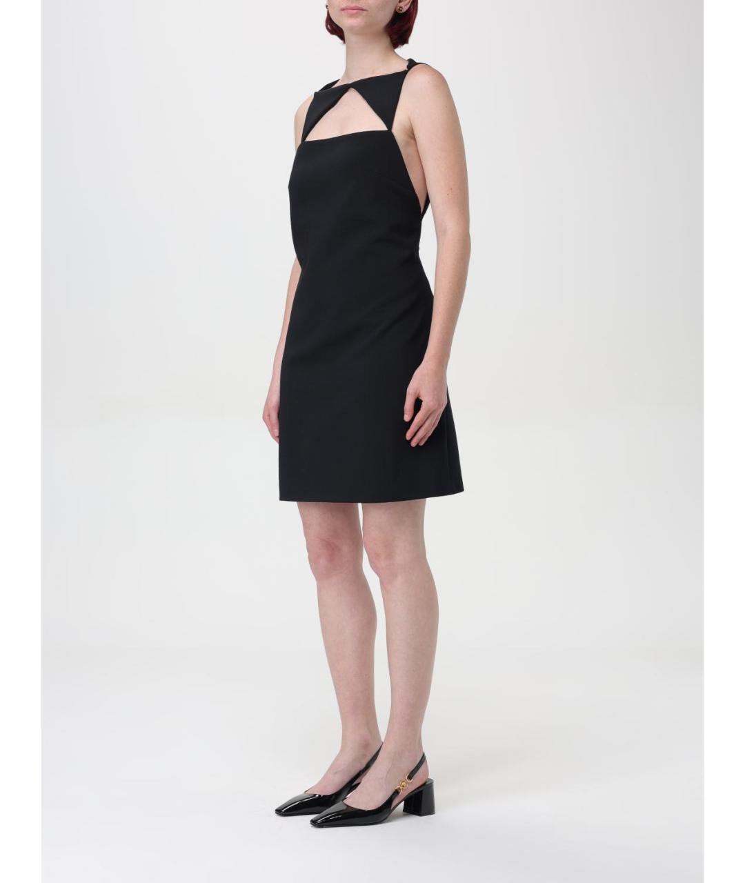 VERSACE Черное коктейльное платье, фото 4