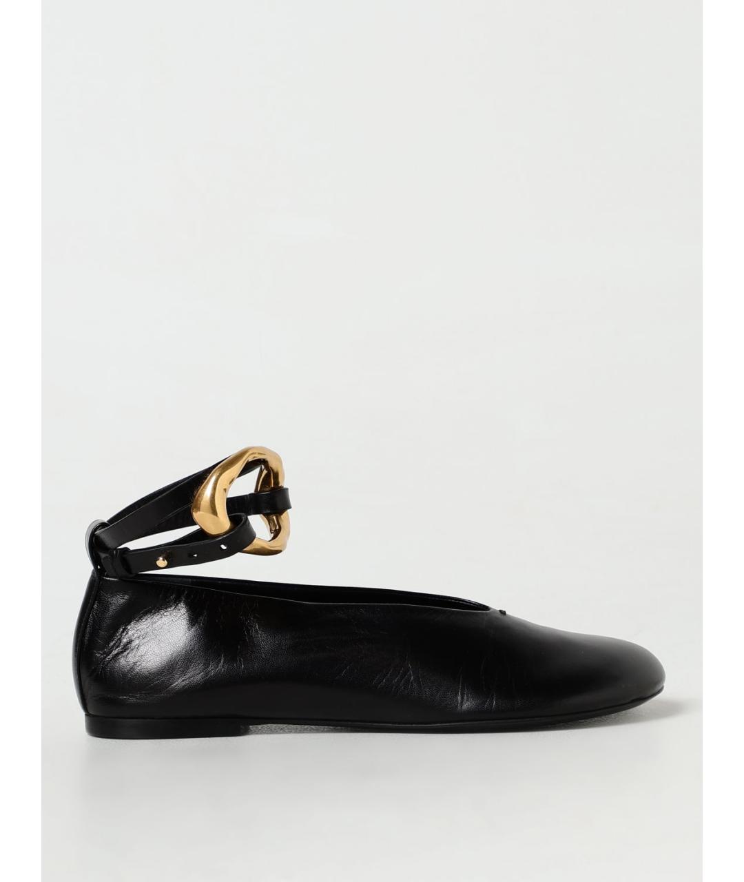 JIL SANDER Черные балетки, фото 5