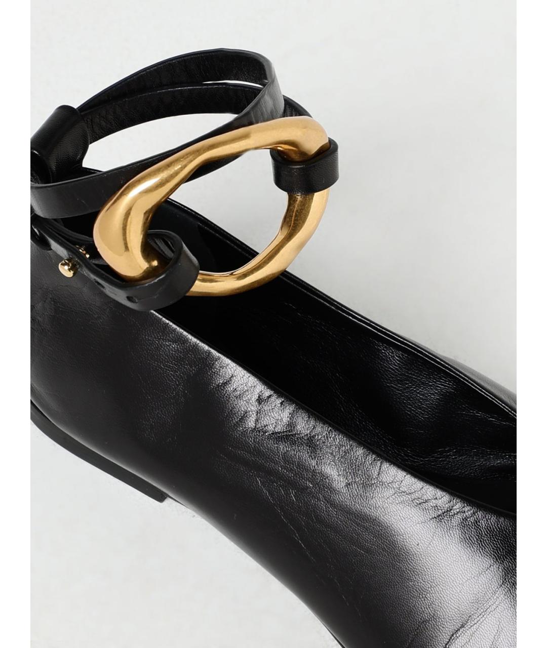 JIL SANDER Черные балетки, фото 4