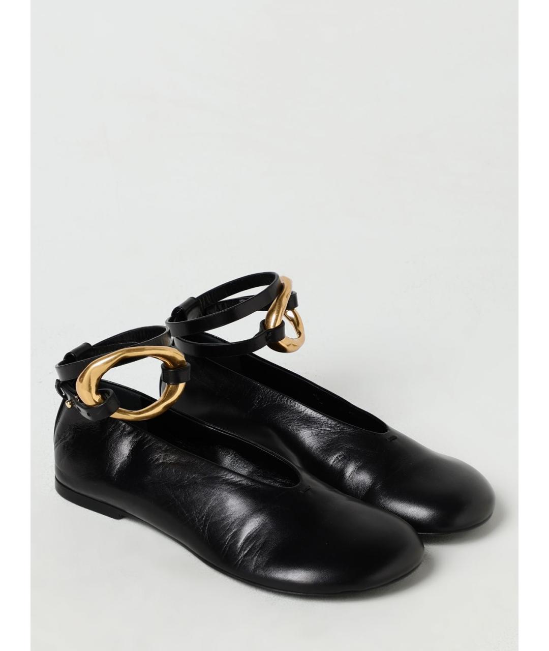 JIL SANDER Черные балетки, фото 2