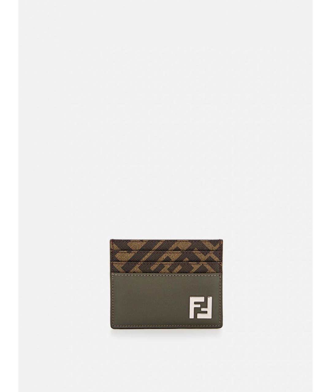 FENDI Зеленый кошелек, фото 3