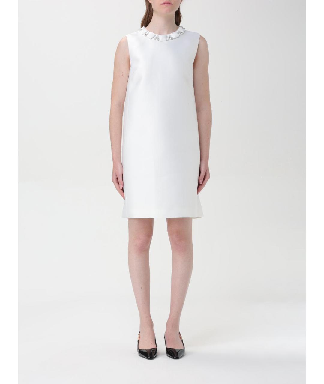 VERSACE Белое коктейльное платье, фото 2