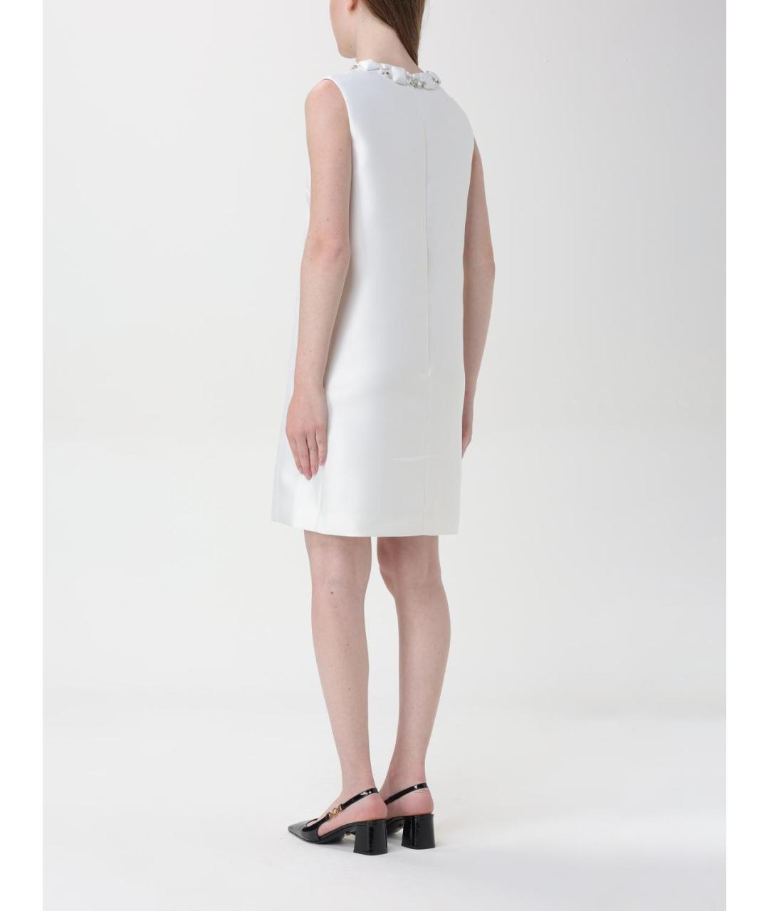 VERSACE Белое коктейльное платье, фото 3