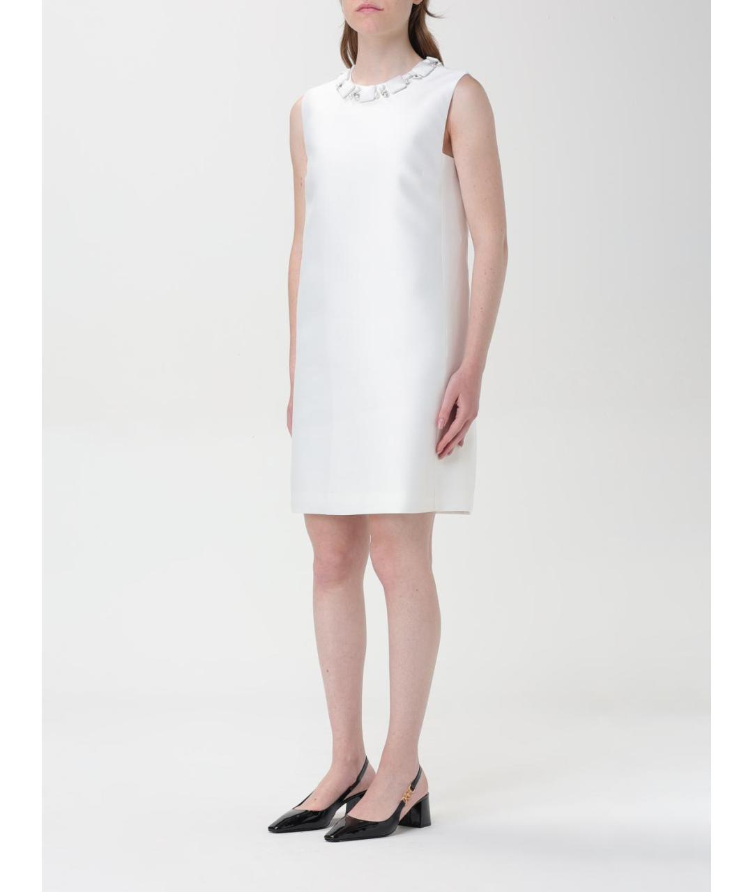 VERSACE Белое коктейльное платье, фото 4