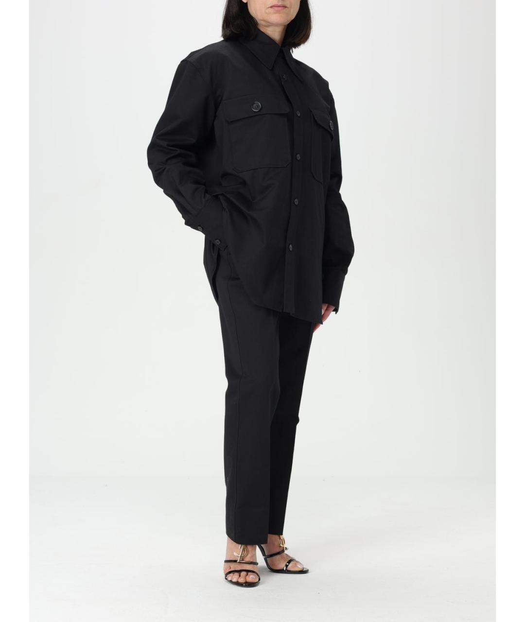 SAINT LAURENT Черная рубашка, фото 3