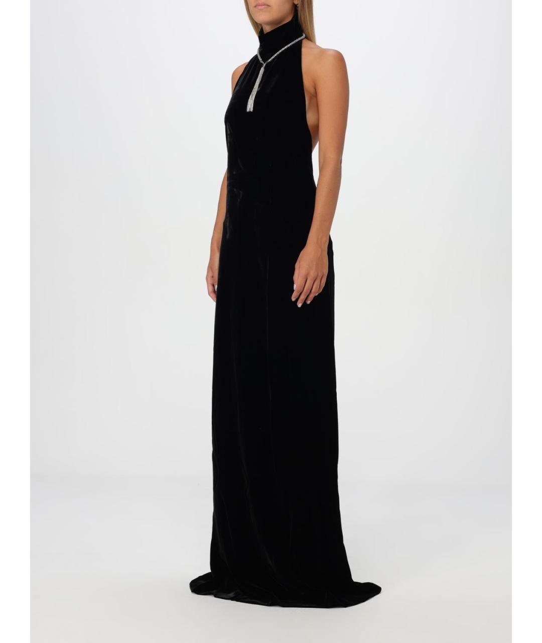 MAX MARA Черное вискозное платье, фото 4