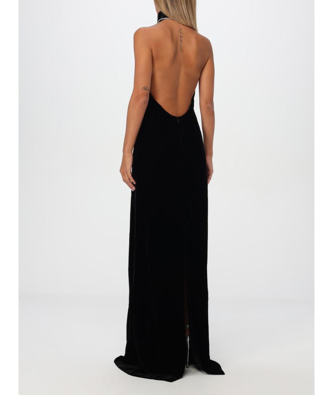 MAX MARA Черное вискозное платье, фото 3