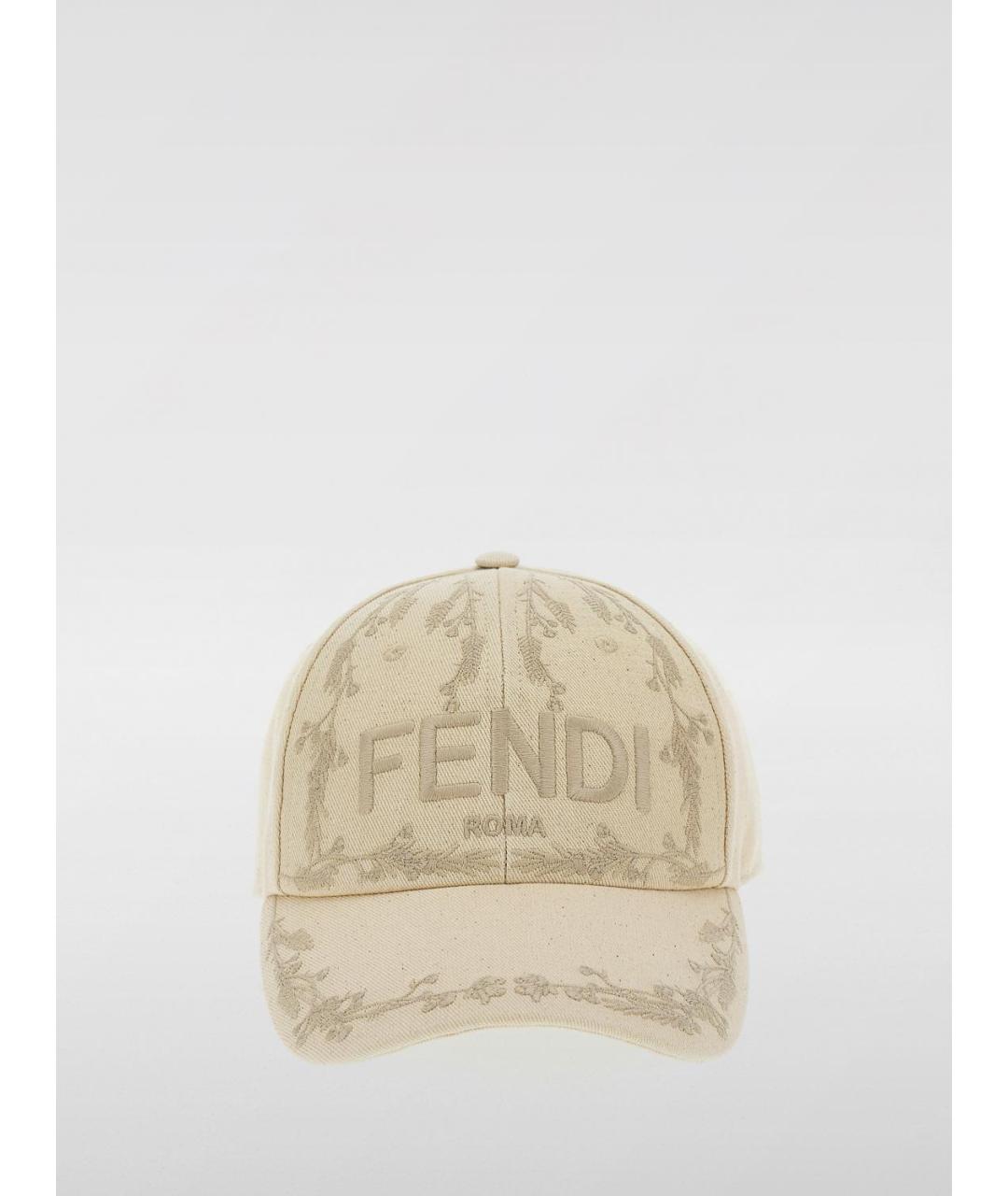 FENDI Бежевая кепка/бейсболка, фото 2