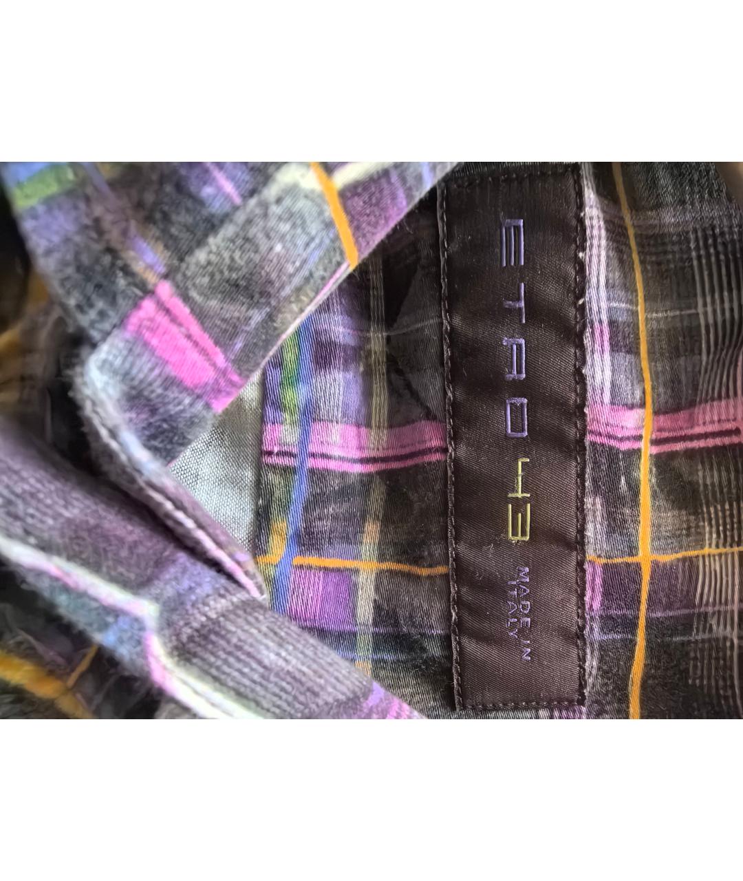 ETRO Мульти хлопковая кэжуал рубашка, фото 3