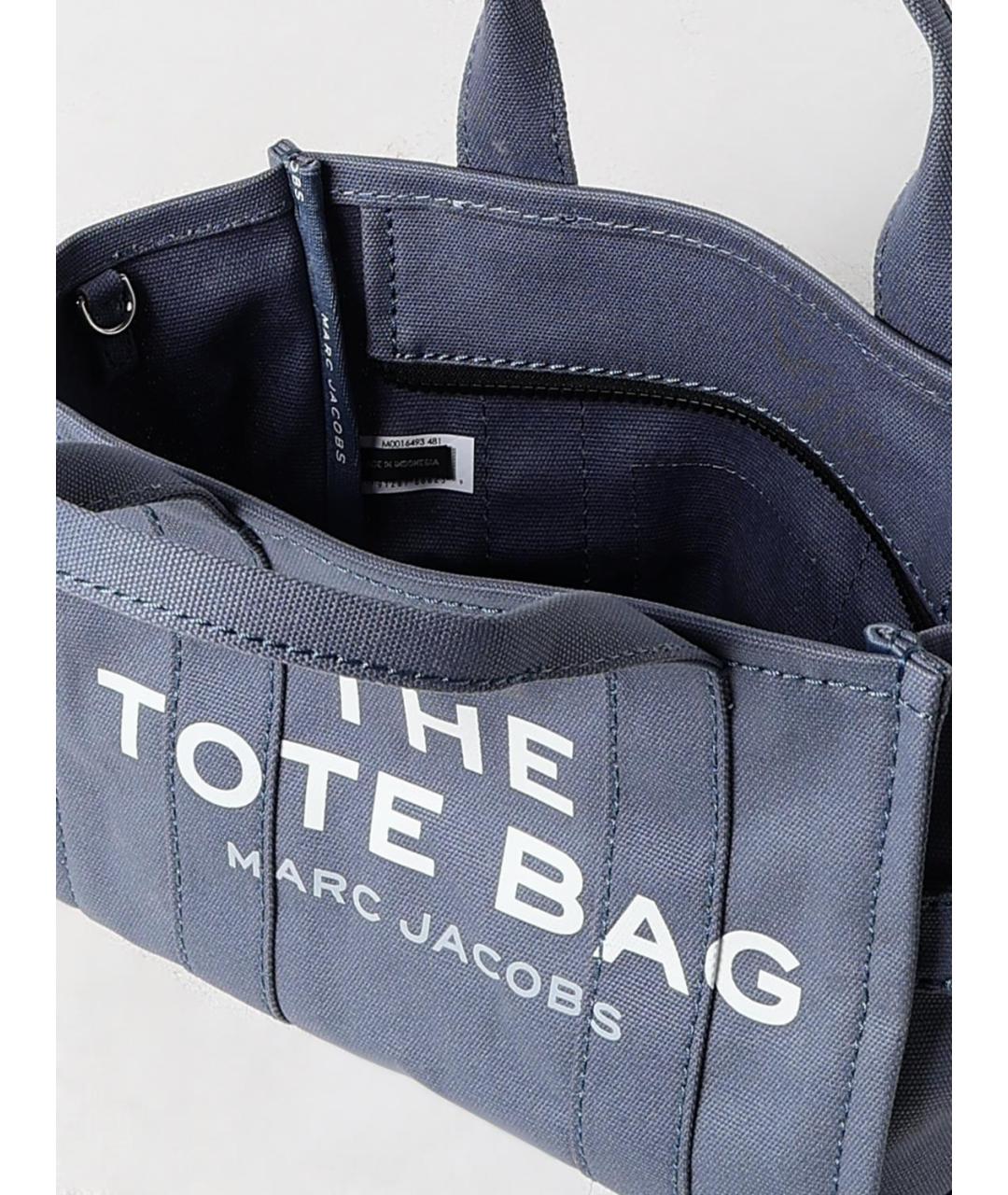MARC JACOBS Синяя тканевая сумка тоут, фото 3