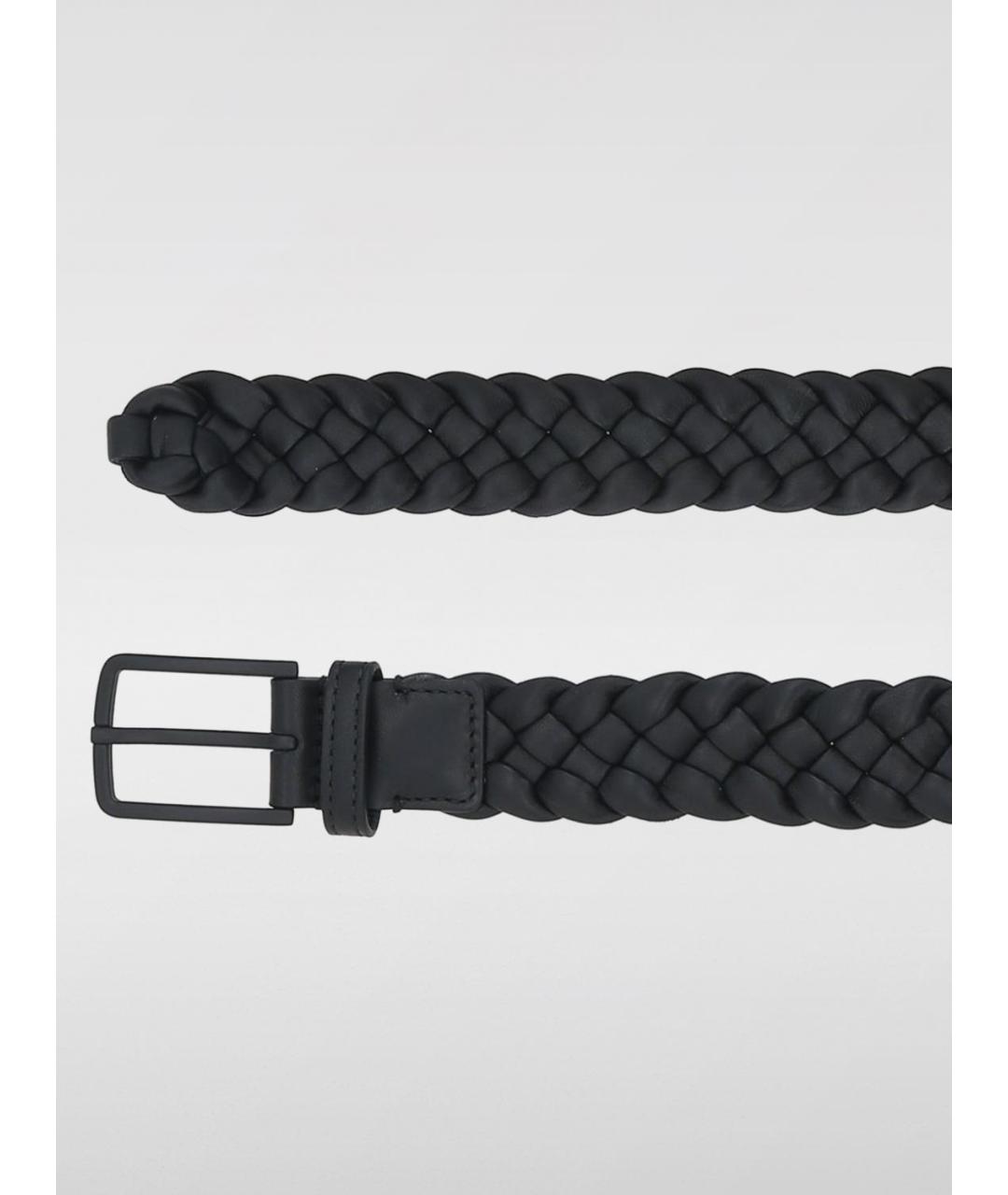 BOTTEGA VENETA Черный ремень, фото 2