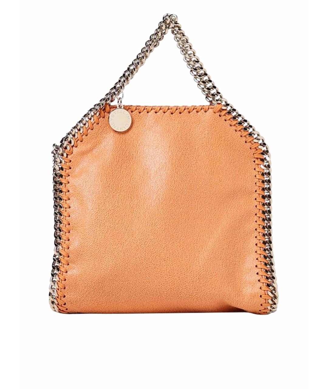 STELLA MCCARTNEY Оранжевая сумка тоут из искусственной кожи, фото 1