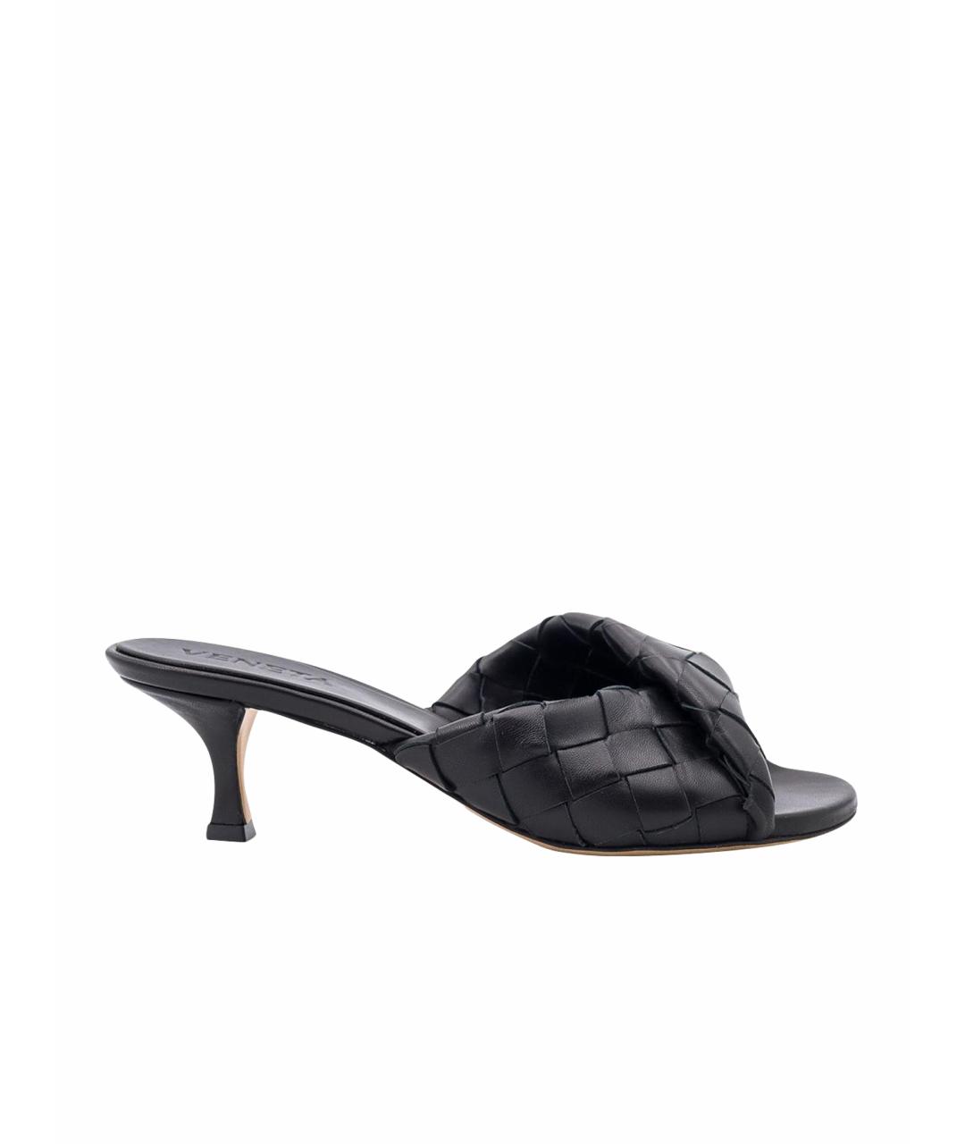 BOTTEGA VENETA Черные босоножки, фото 1