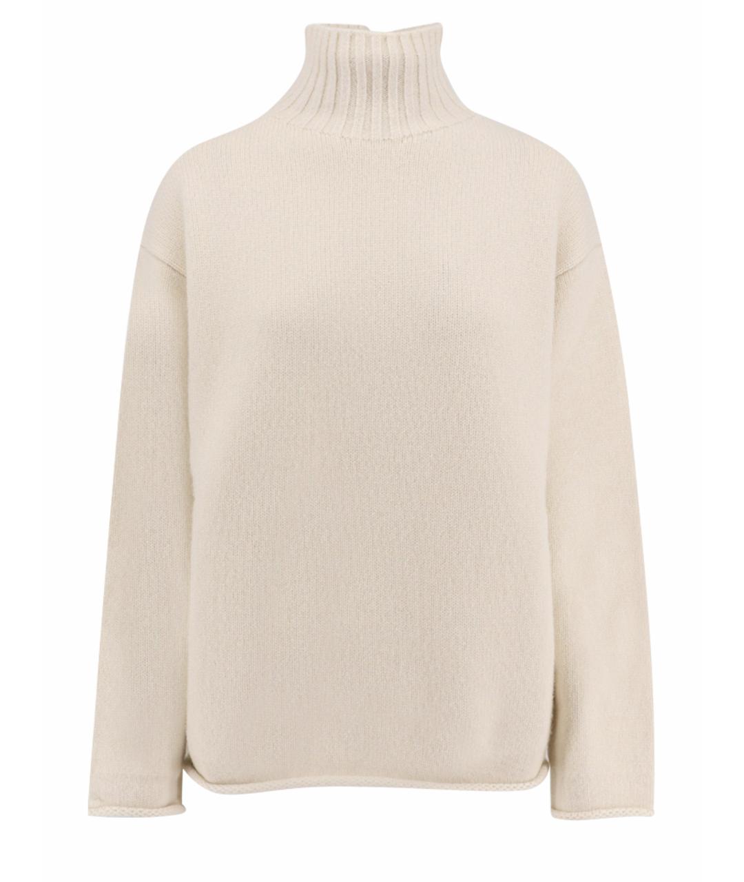 BOTTEGA VENETA Белый кашемировый джемпер / свитер, фото 1