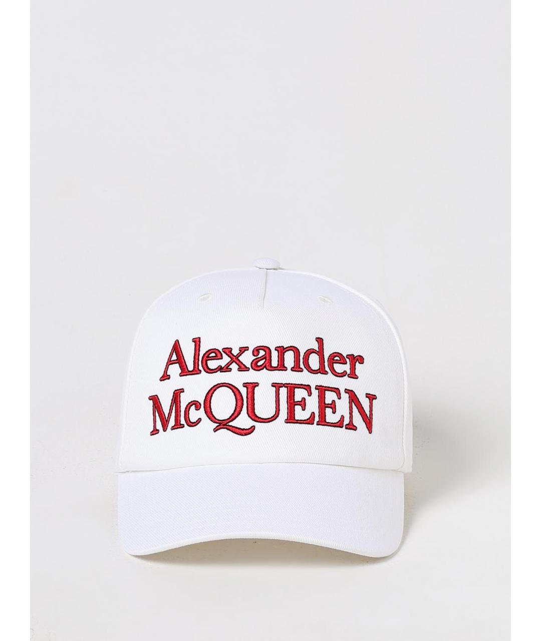 ALEXANDER MCQUEEN Белая хлопковая кепка/бейсболка, фото 3