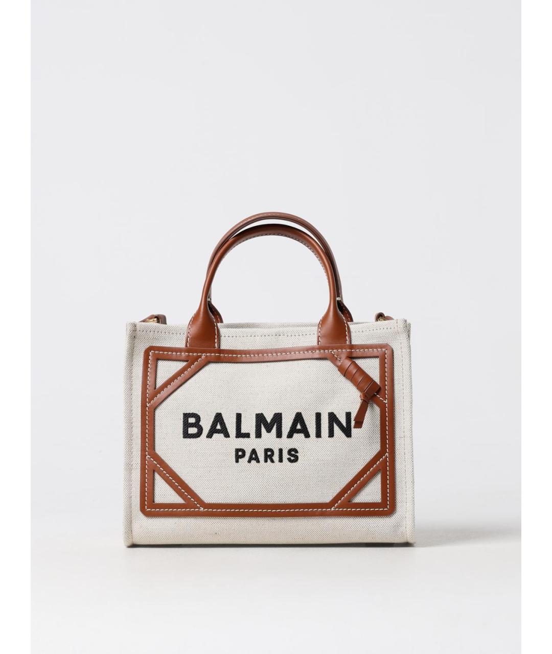 BALMAIN Коричневая сумка тоут, фото 6