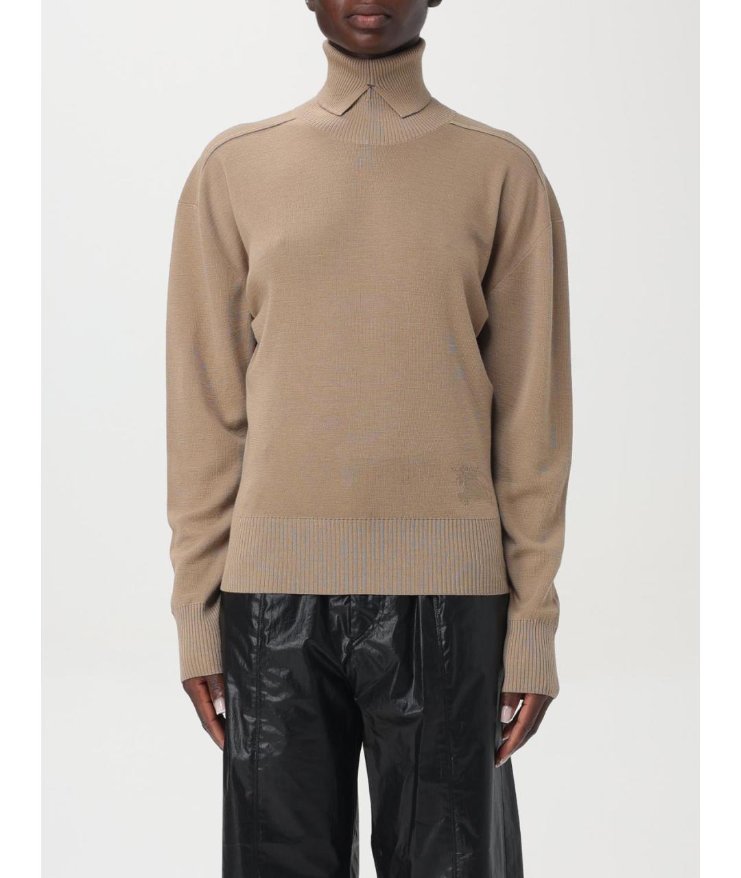BURBERRY Бежевый джемпер / свитер, фото 2
