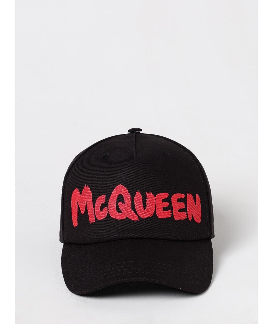 ALEXANDER MCQUEEN Черная хлопковая кепка/бейсболка, фото 3