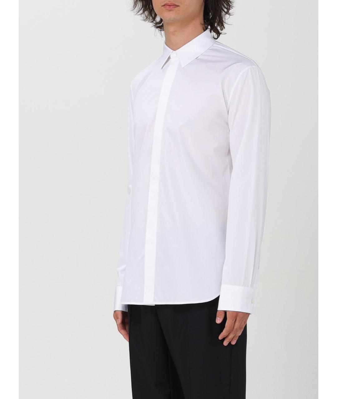 JIL SANDER Белая хлопковая кэжуал рубашка, фото 5