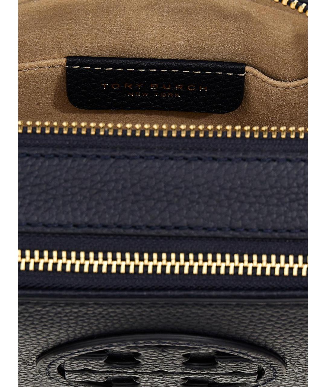 TORY BURCH Синяя кожаная сумка через плечо, фото 4