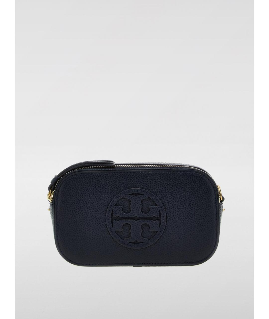 TORY BURCH Синяя кожаная сумка через плечо, фото 5