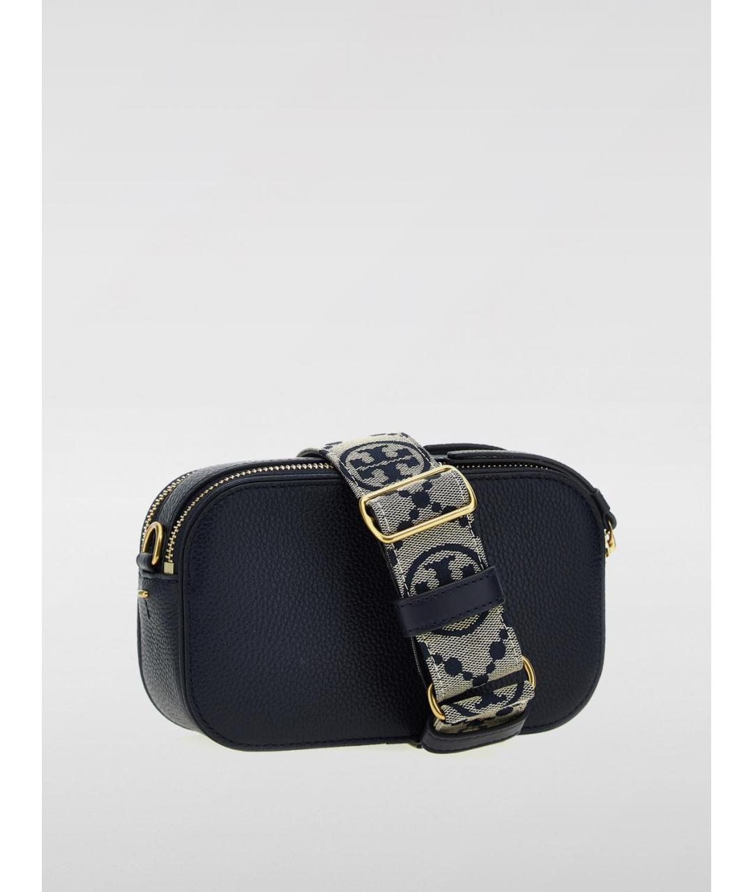 TORY BURCH Синяя кожаная сумка через плечо, фото 2