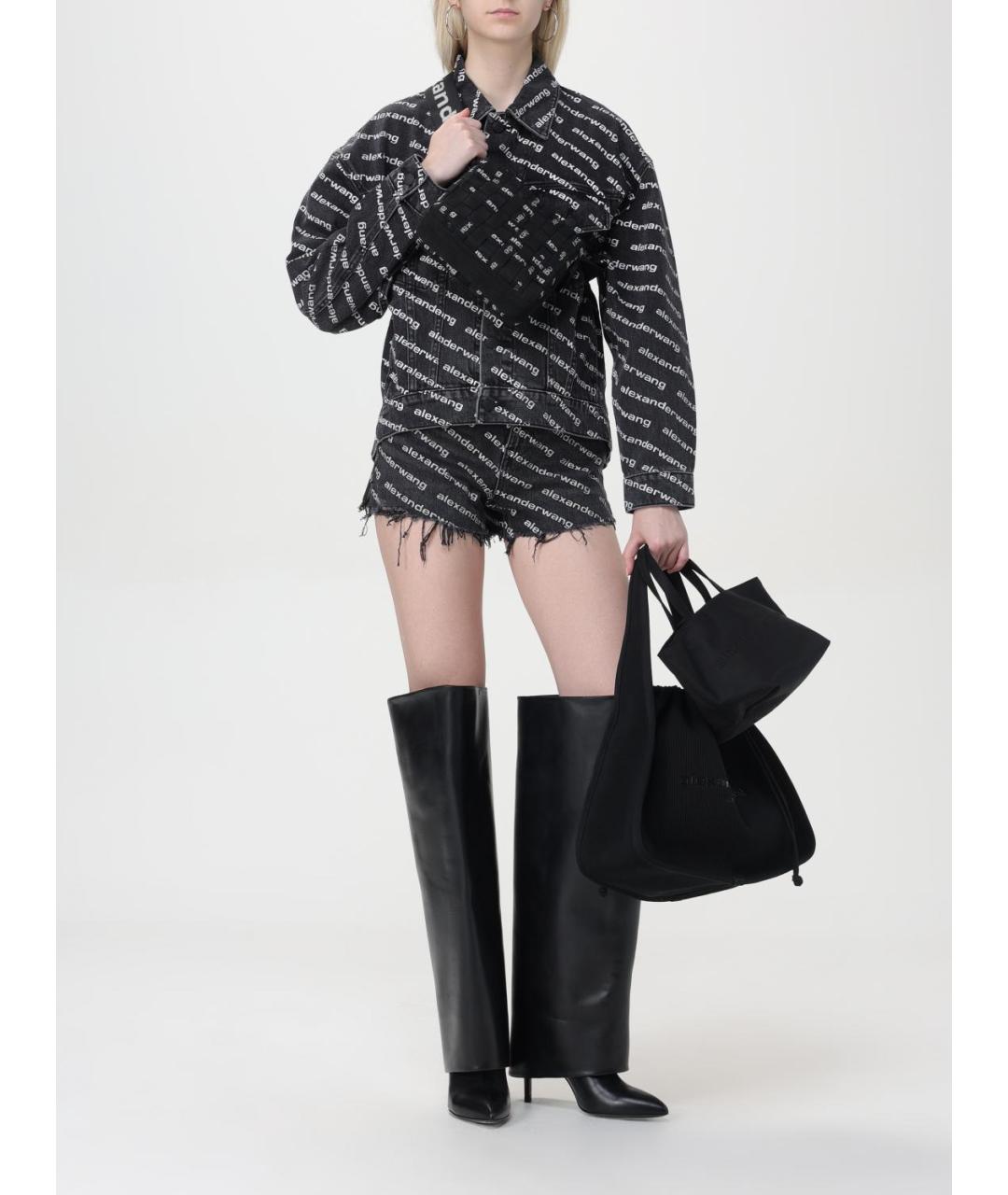 ALEXANDER WANG Черная сумка через плечо, фото 4