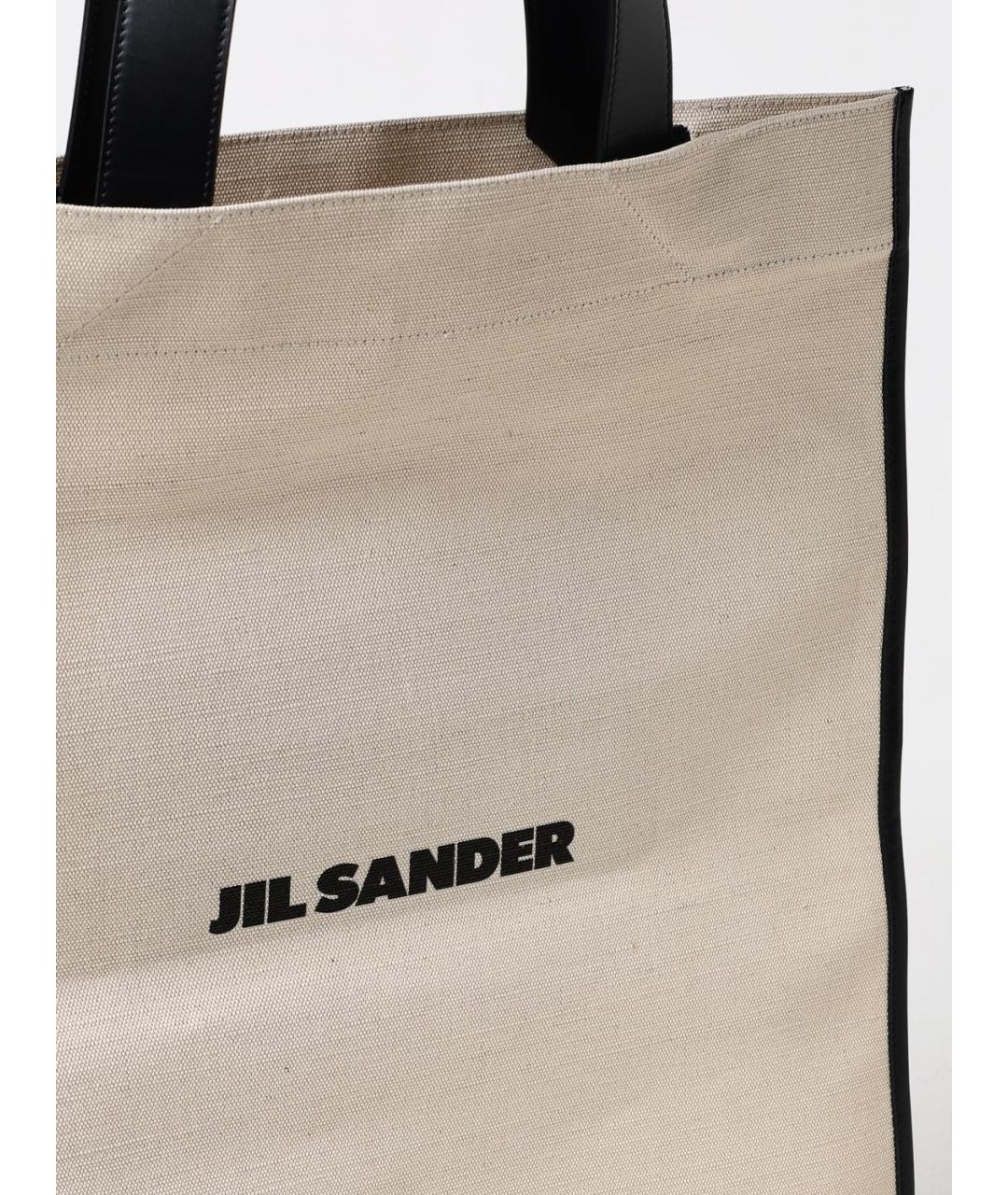 JIL SANDER Бежевая сумка тоут, фото 4