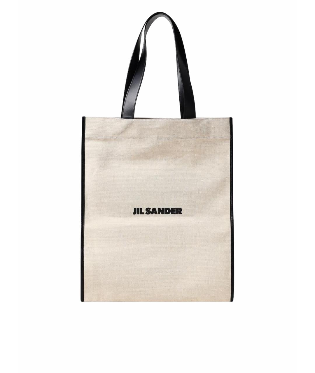 JIL SANDER Бежевая сумка тоут, фото 1