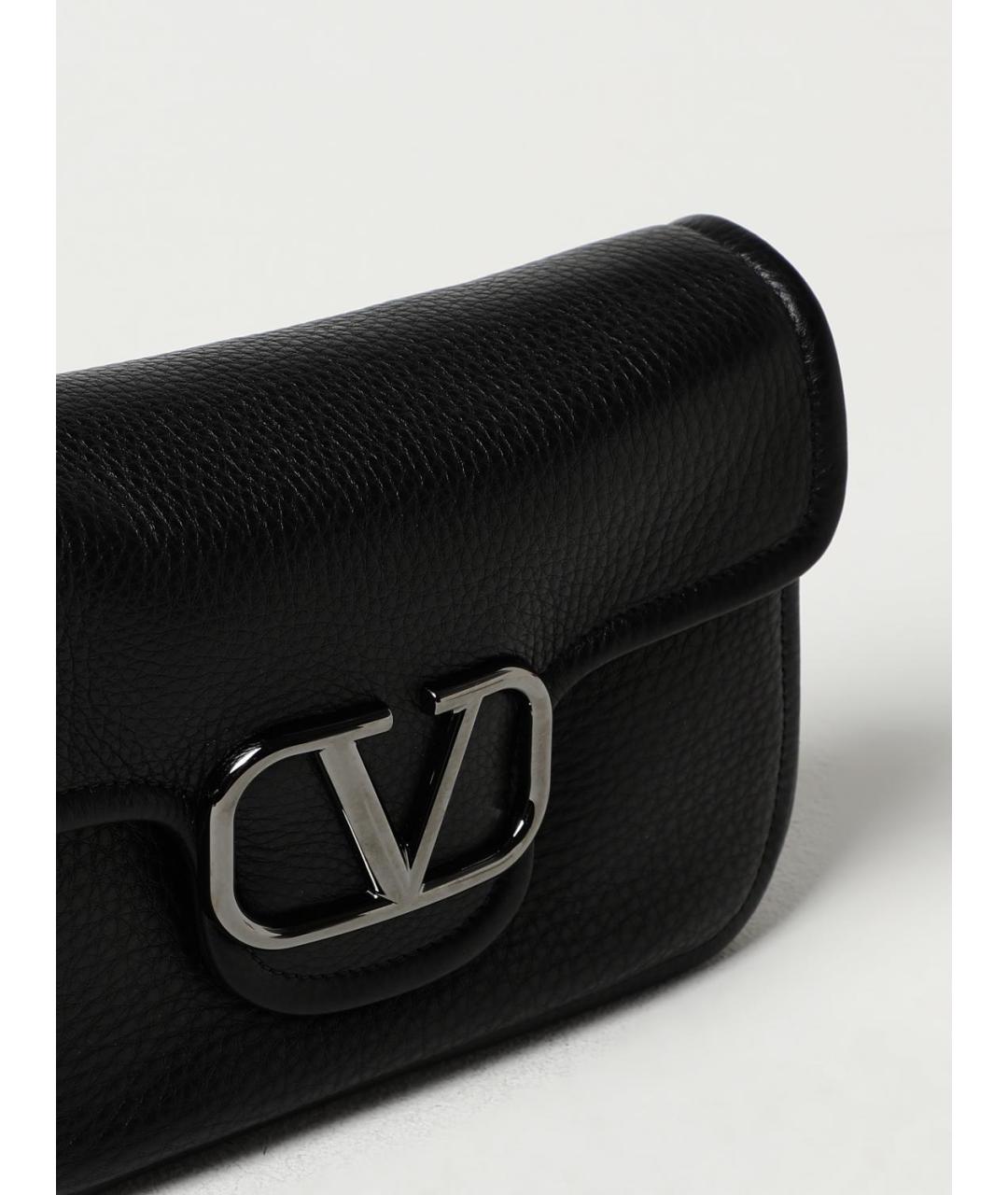 VALENTINO Черная сумка на плечо, фото 4