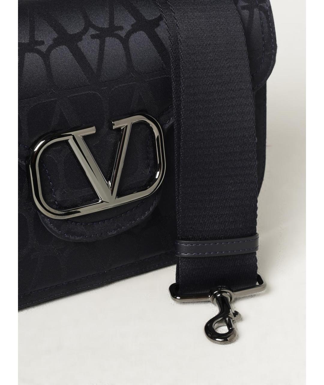 VALENTINO Темно-синяя сумка на плечо, фото 4