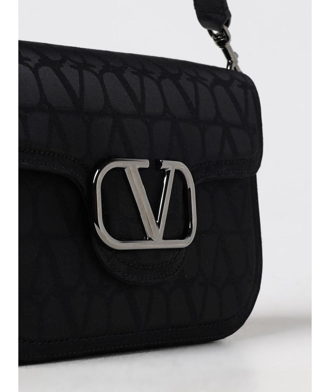 VALENTINO Черная сумка на плечо, фото 4