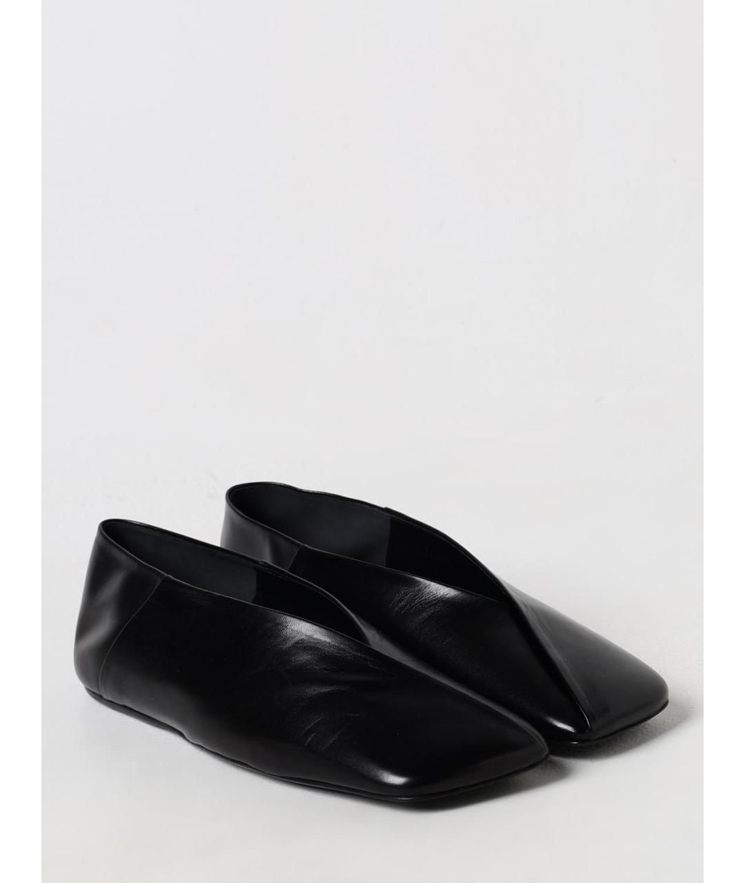 JIL SANDER Черные балетки, фото 2
