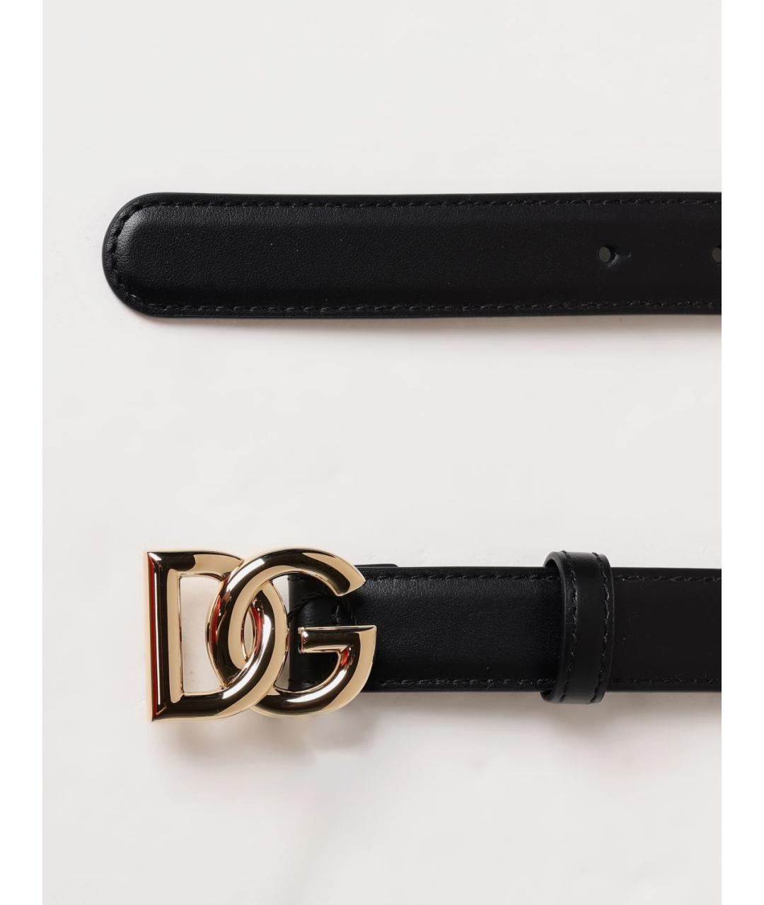 DOLCE&GABBANA Черный ремень, фото 3