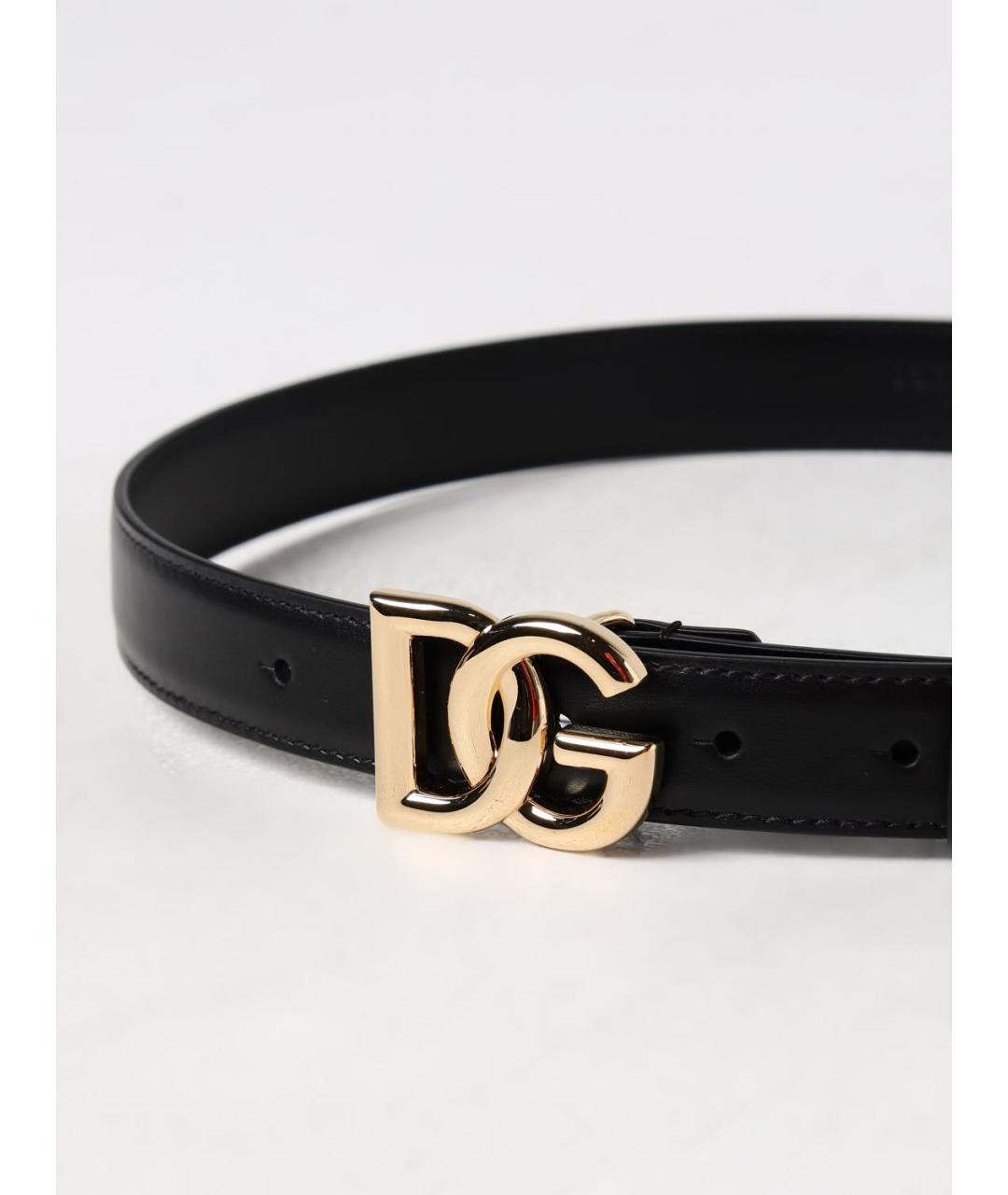 DOLCE&GABBANA Черный ремень, фото 2