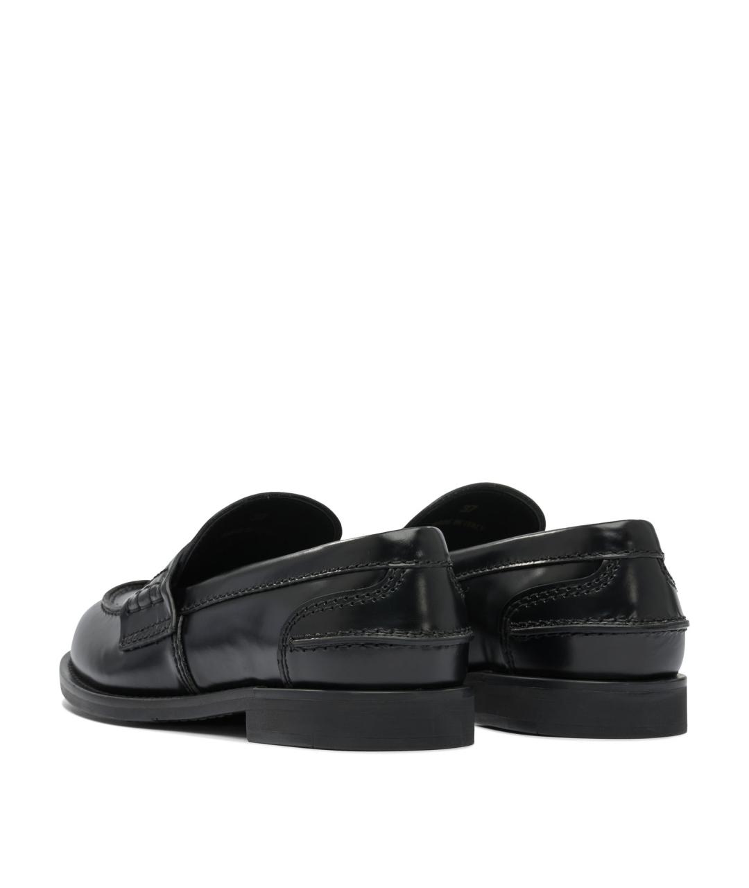 MIU MIU Черные кожаные лоферы, фото 3