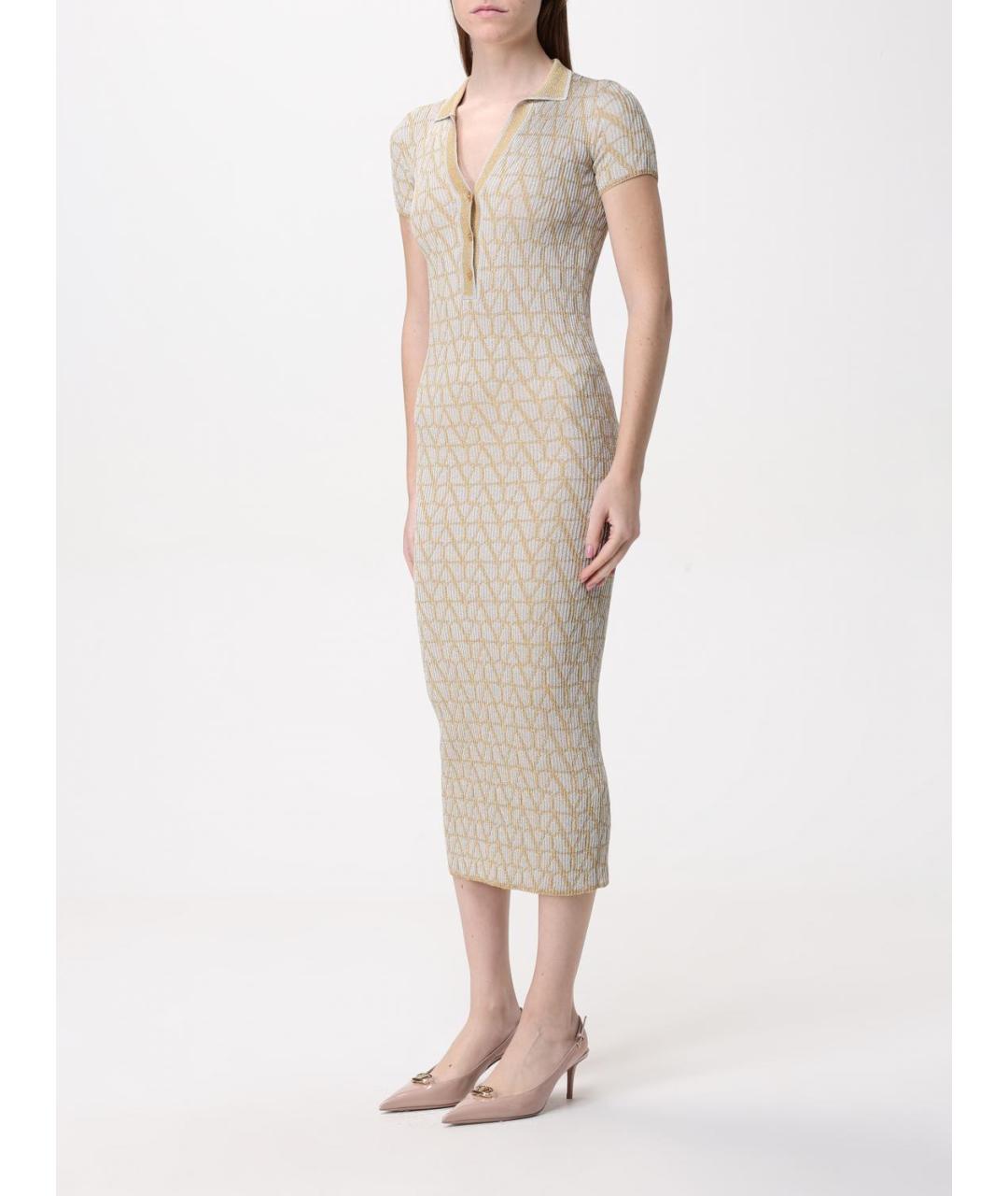 VALENTINO Мульти вискозное повседневное платье, фото 4