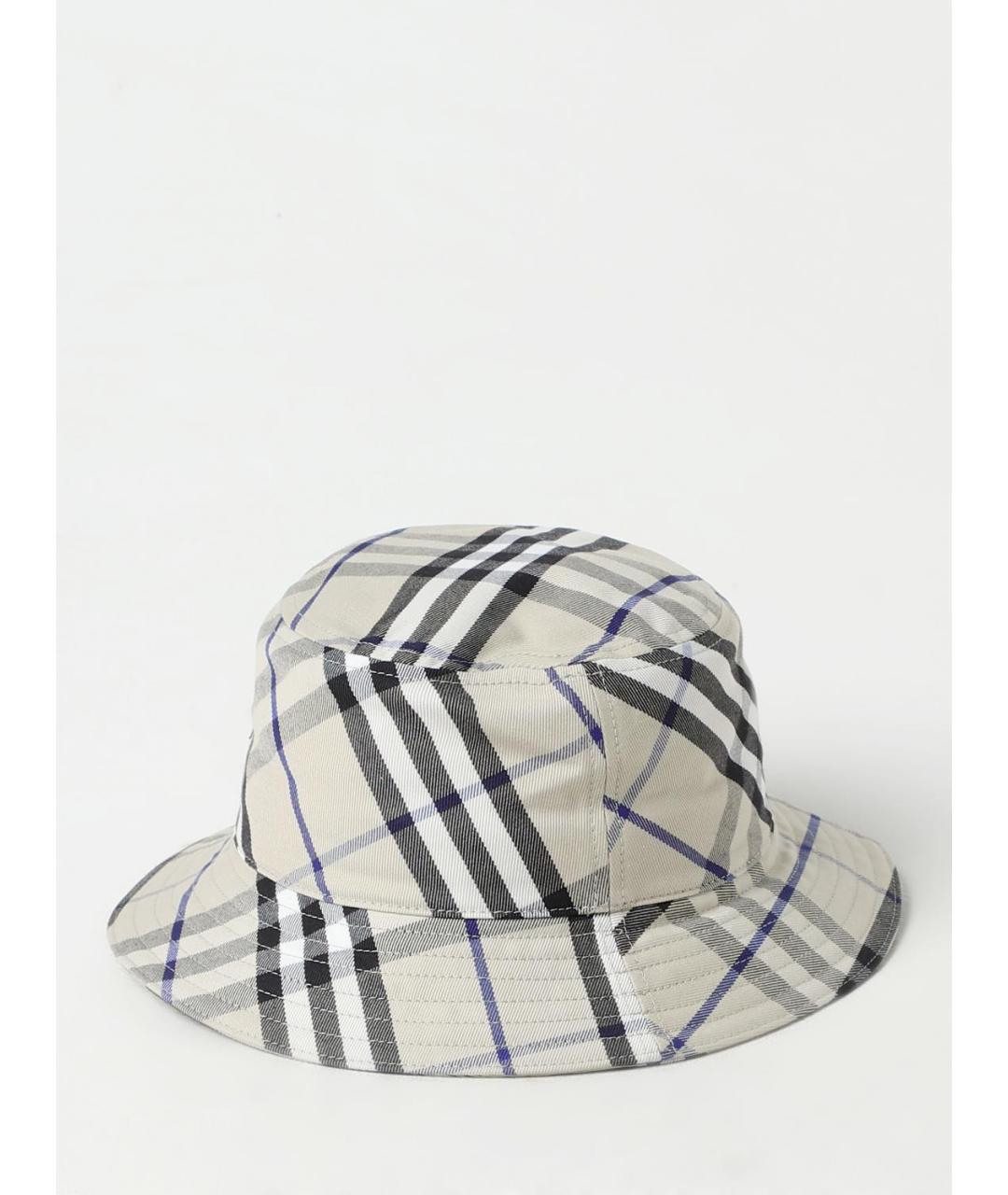 BURBERRY Бежевая хлопковая шляпа, фото 3